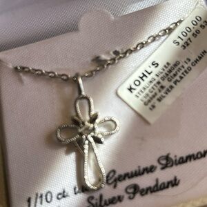 Kohl's Sterling Silver Flower Pendant Necklace